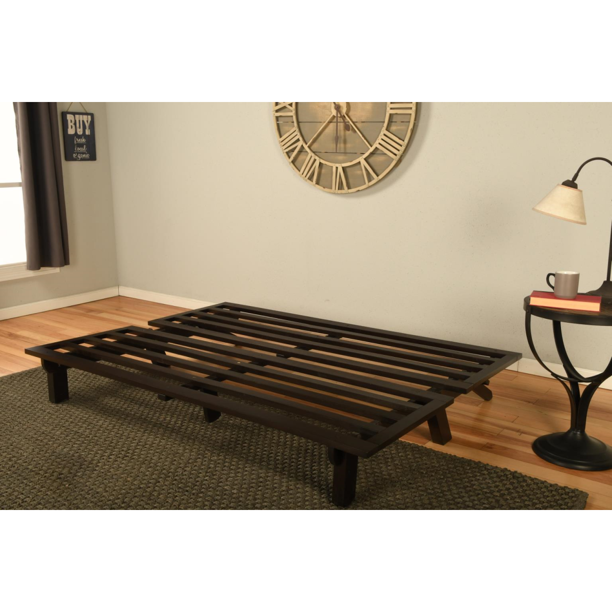 CB Lex Wood Futon Frame or Package with Mattress