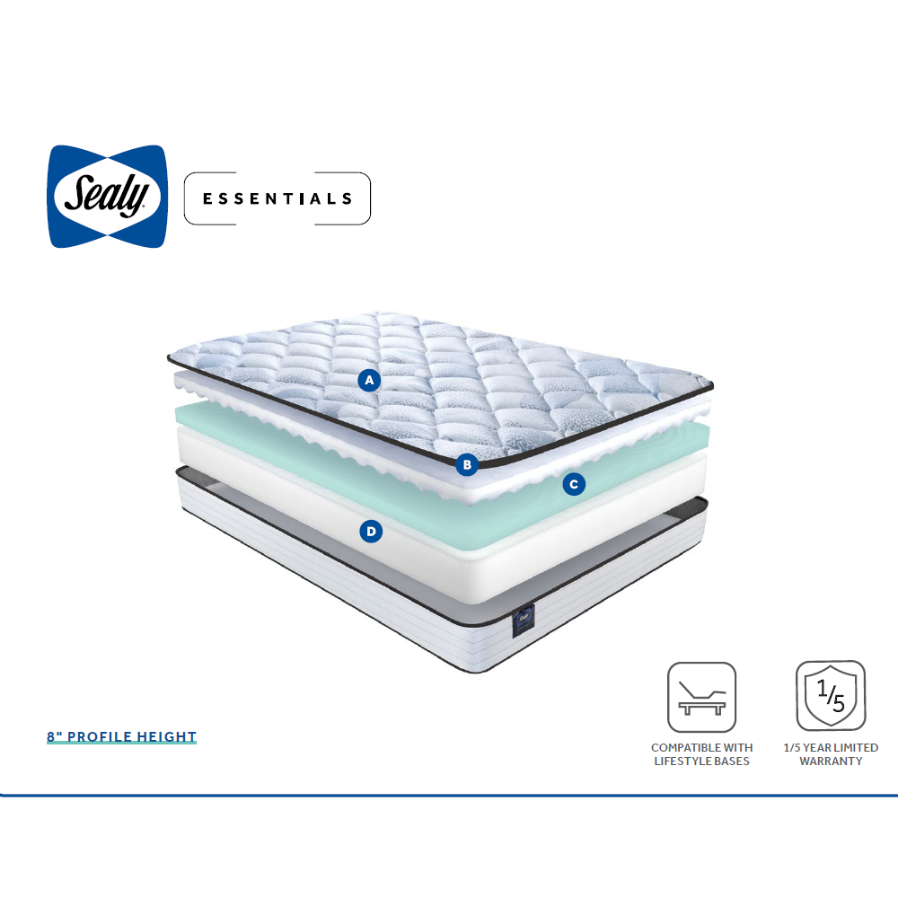 Sealy® MIX-Match Medium-Firm Foam Mattress
