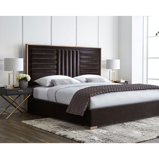(2 Colours) Mia Low-Profile Platform Bed