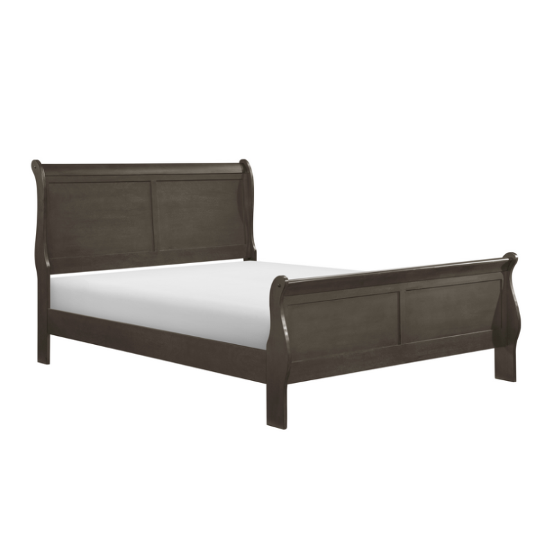Maria Sleigh Wood Bed
