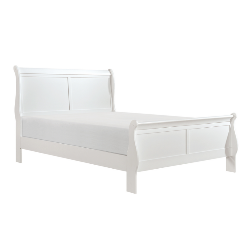 Maria Sleigh Wood Bed