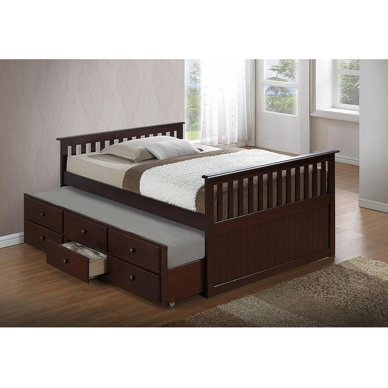 (3 Colours) Cottage Captain's Storage Daybed