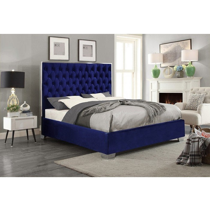 (3 Colours) Lexi Low-Profile Platform Bed