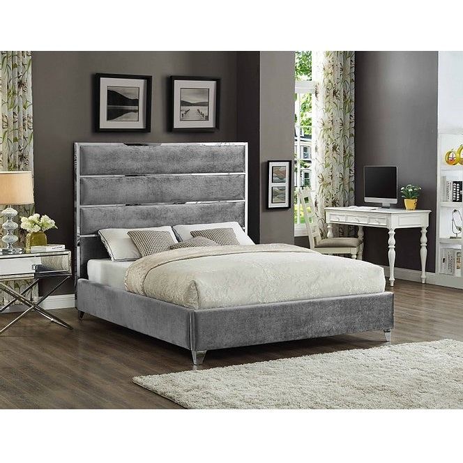 (3 Colours) Zuma Low-Profile Platform Bed
