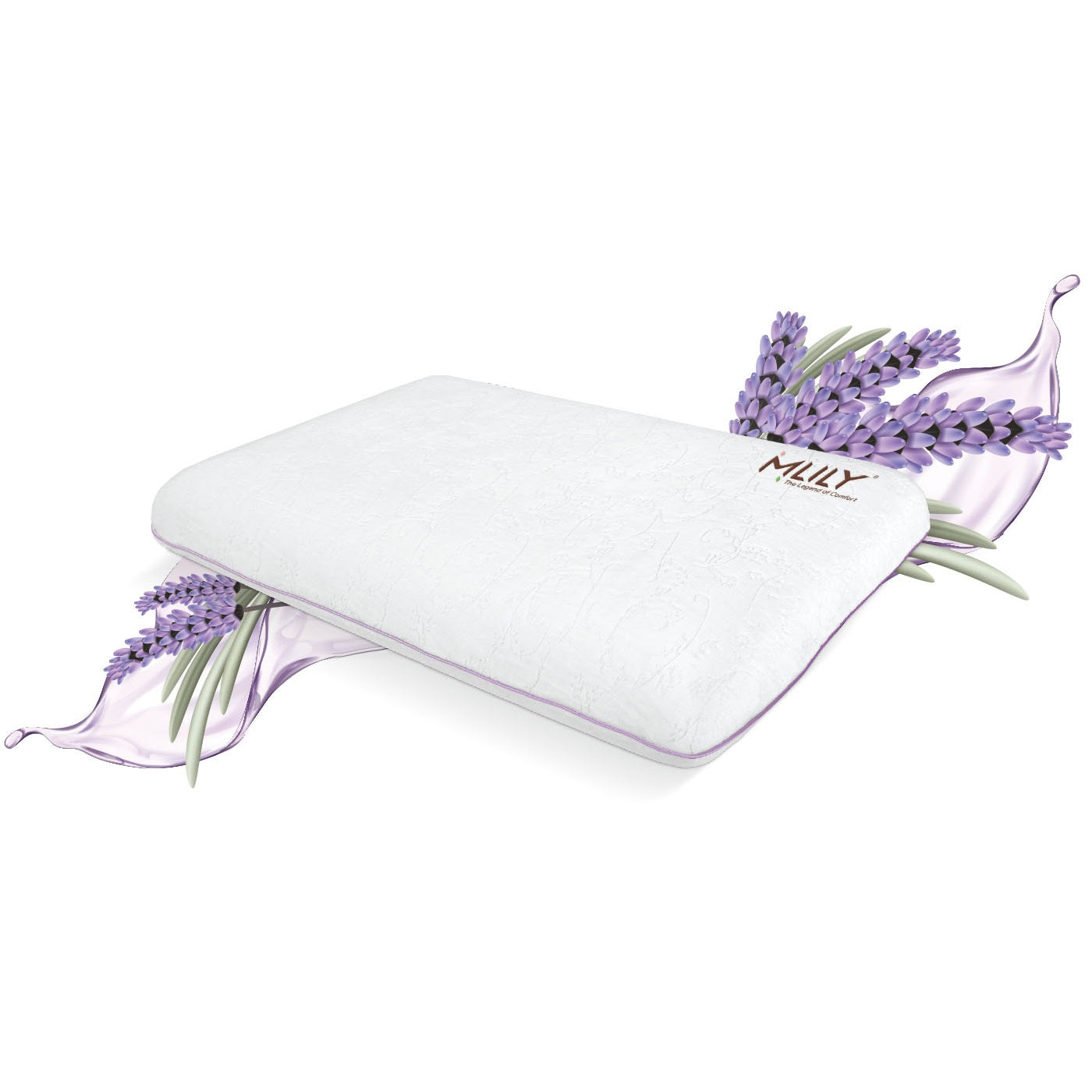 Lavender luxury spa memory foam pillow best sale