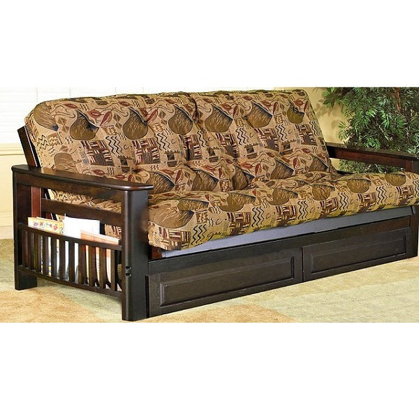 Storage Rack Hardwood Futon Frame
