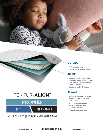 Tempur-Pedic TEMPUR-Align™ ProMID Cloud Pillow