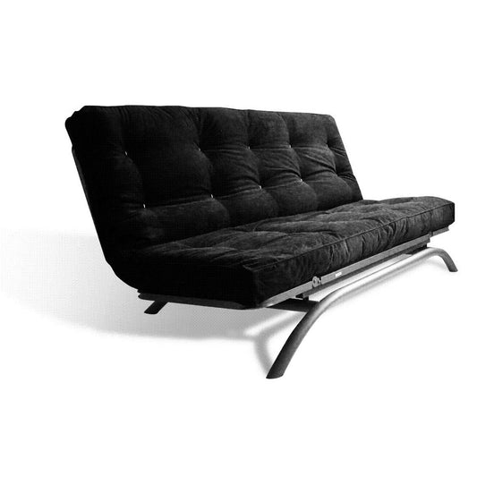 CB Premium Wings Black Metal Futon Frame or Package with Mattress