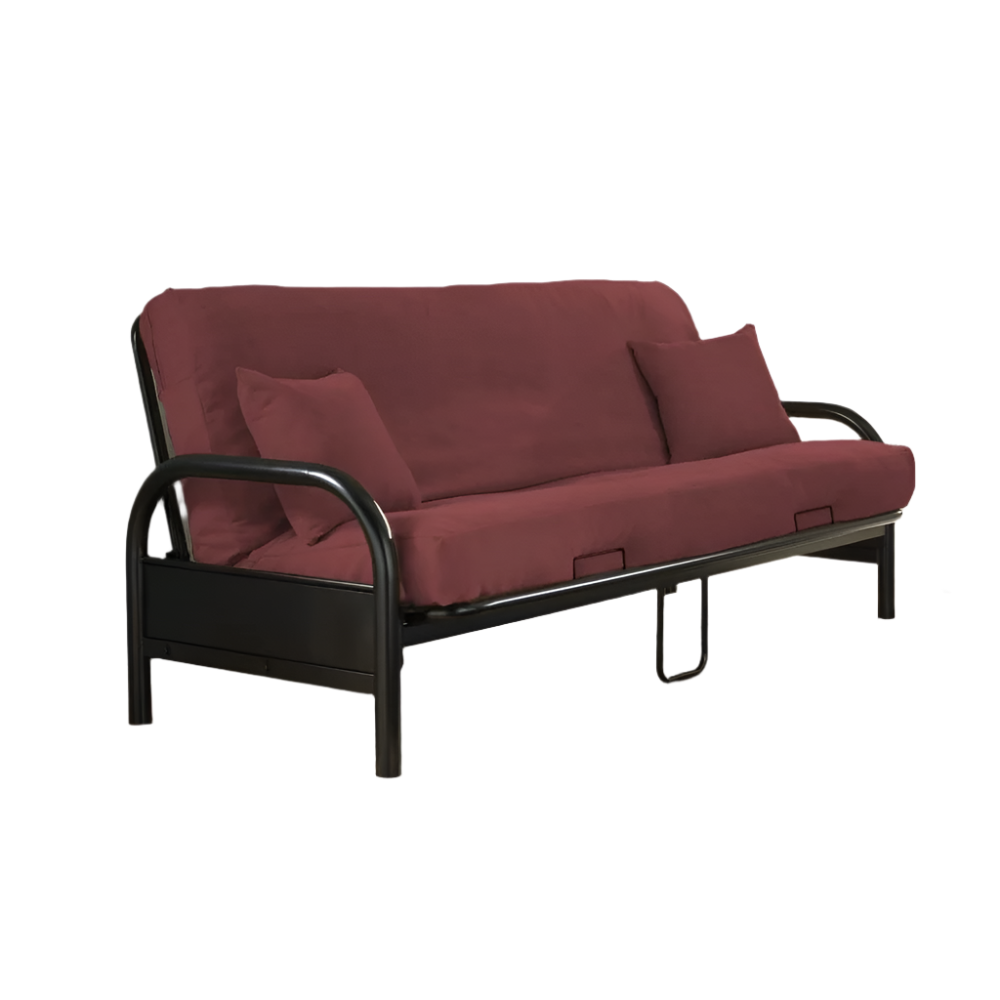 CB Joey Iron Black Metal Futon Frame or Package with Mattress