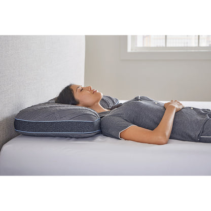 (2-Pack) MLILY® PowerCool Bamboo Charcoal Memory Foam Pillow