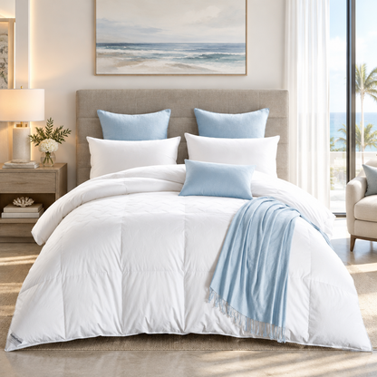 SZ ALL-SZN™ White Goose Down C-700-Loft Duvet