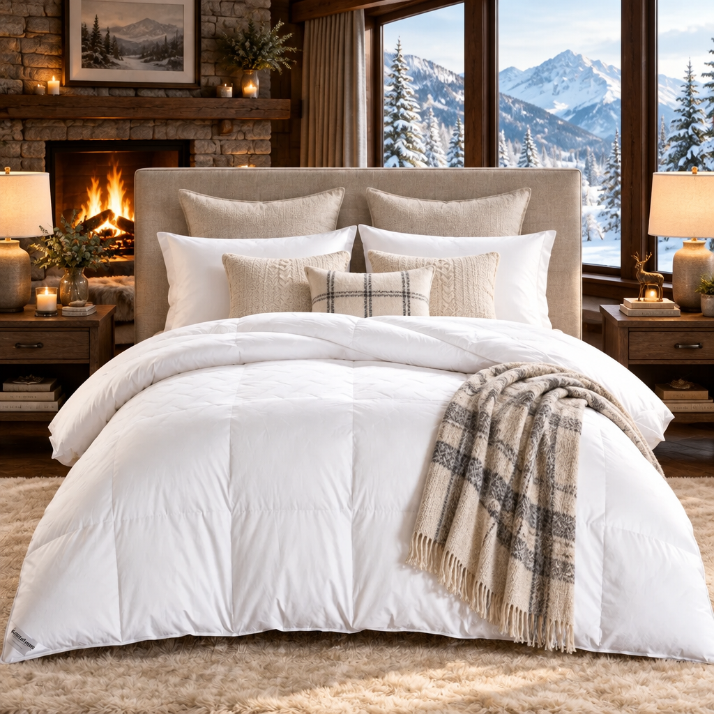 SZ ICE-SZN™ White Goose Down C-800-Loft Duvet