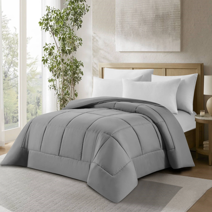 (NAVY or GREY) CB Comfy Solid Comforter