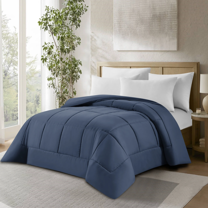 (NAVY or GREY) CB Comfy Solid Comforter