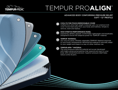 Tempur-Pedic TEMPUR-ProAlign® 2.0 Blue Soft Mattress