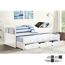Load image into Gallery viewer, 3 Colours - Cottage Captain&#39;s Storage Daybed
