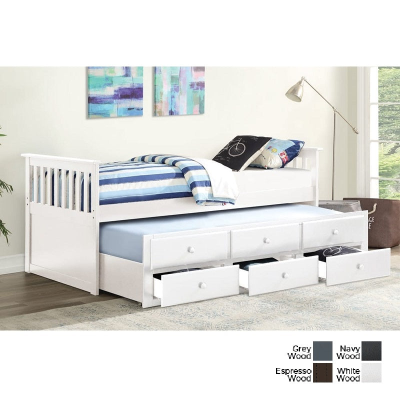 3 Colours - Cottage Captain's Storage Daybed