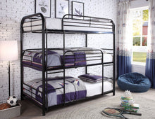Load image into Gallery viewer, Alberta 3-Level Metal Bunk Bed
