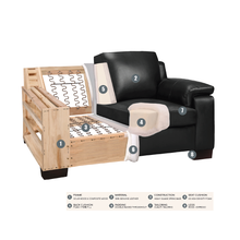Load image into Gallery viewer, Canada Collection James Leather Sectional Sofa Series
