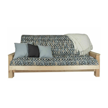 Load image into Gallery viewer, Futon PACKAGE: Pine T Wood Frame + Premium Mattress
