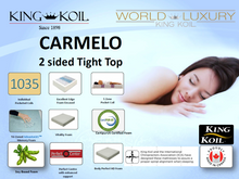 Load image into Gallery viewer, King Koil World Luxury™ Carmelo Flippable 2-Sided TightTop Mattress
